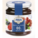 Confiture de fruits des bois 80 % de fruits - Attiki - 370 gr