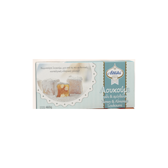Loukoums au miel et amandes - Attiki - 460 gr