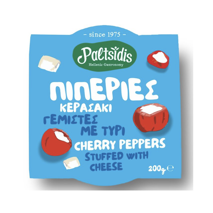 Kersenpaprika's gevuld met kaas - Paltsidis - 250 gr