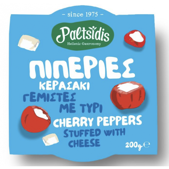 Kersenpaprika's gevuld met kaas - Paltsidis - 250 gr