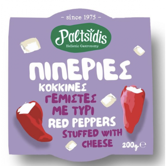 Rode paprika's gevuld met kaas - Paltsidis - 250 gr