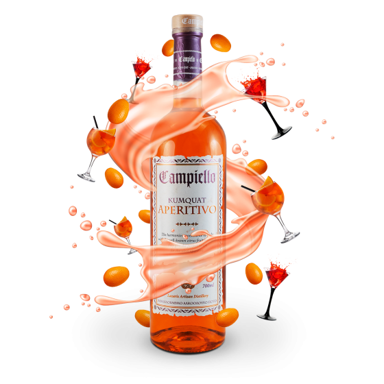 Kumquat Aperitivo Campiello 11°- Lazaris Artisan Distillery - 0,70 L