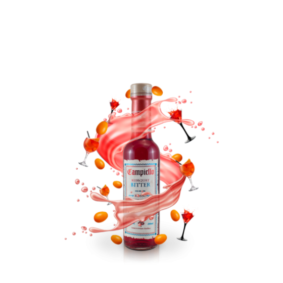 Kumquat bitter rosso Campiello 22° - Lazaris Artisan Distillery - 0,20 L
