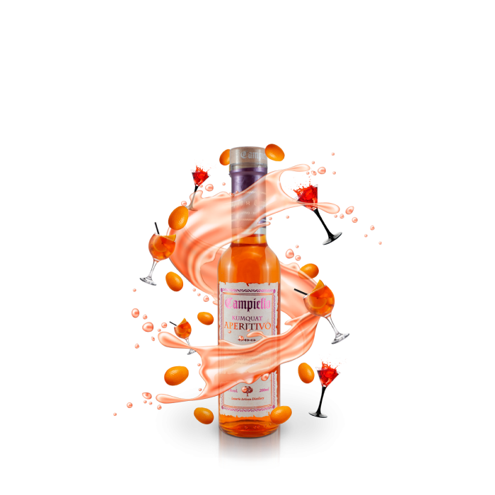 Kumquat Aperitivo Campiello 11° - Lazaris Artisan Distillery - 0,20 L