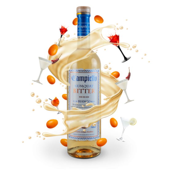 Kumquat bitter bianco Campiello 25° - Lazaris Artisan Distillery - 0.70 L