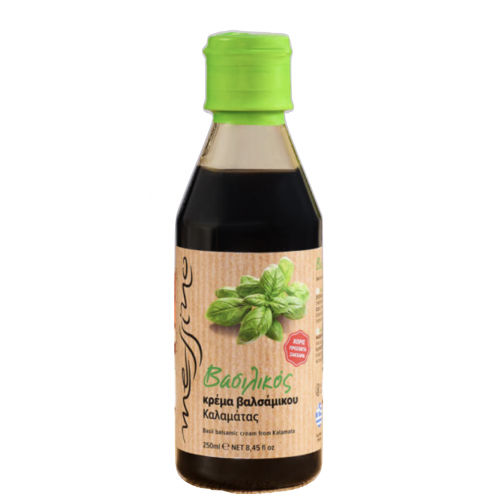 Basil balsamic vinegar cream - Messino - 250 ml