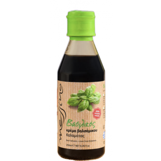 Basil balsamic vinegar cream - Messino - 250 ml