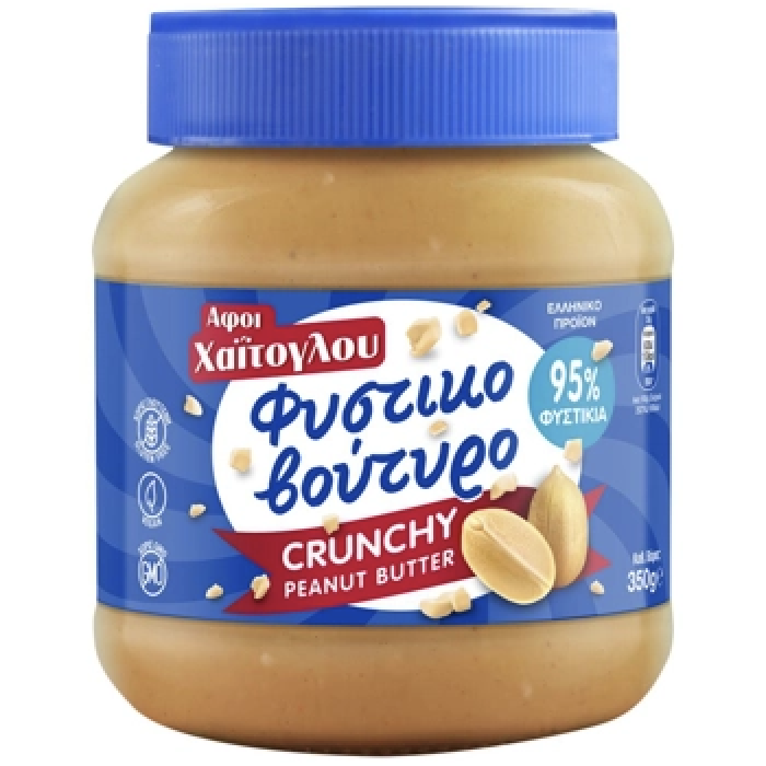 Peanut butter "crunchy" - Haitoglou - 350 gr