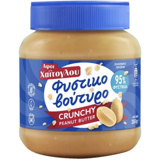 Peanut butter "crunchy" - Haitoglou - 350 gr