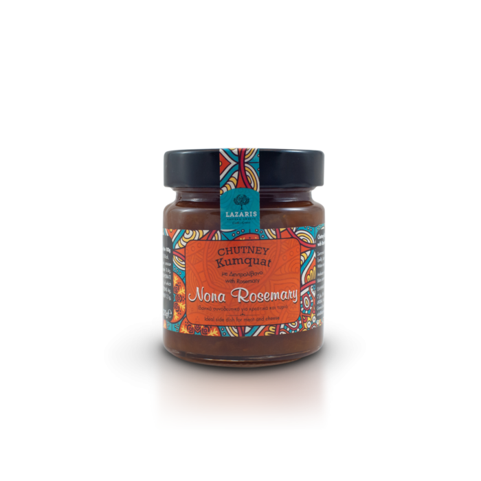 Rozemarijn Kumquat Chutney - Lazaris Artisan - 220 gr