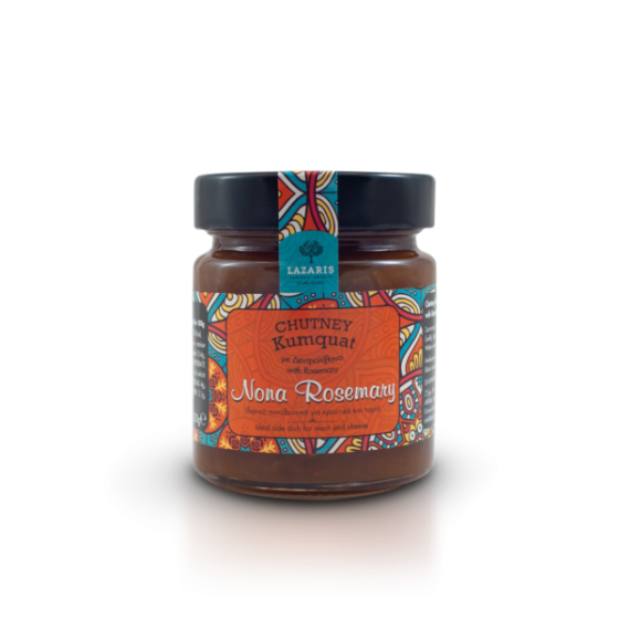 Rozemarijn Kumquat Chutney - Lazaris Artisan - 220 gr