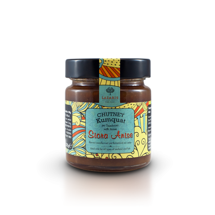 Anijs kumquat chutney - Lazaris Artisan - 220 gr