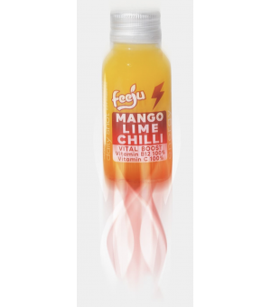 Mango, lime and chili shot...