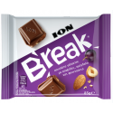 Melkchocolade met rozijnen, amandelen en hazelnoten "break" - Ion - 85 gr