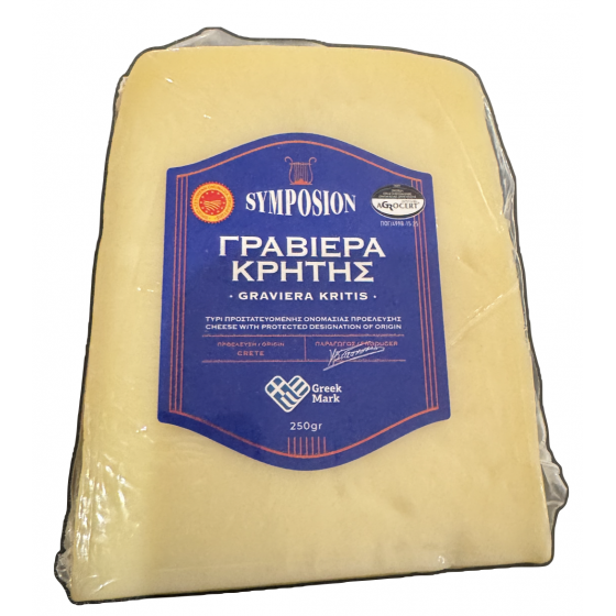 Graviera cheese from Crete - Symposion - 250 gr