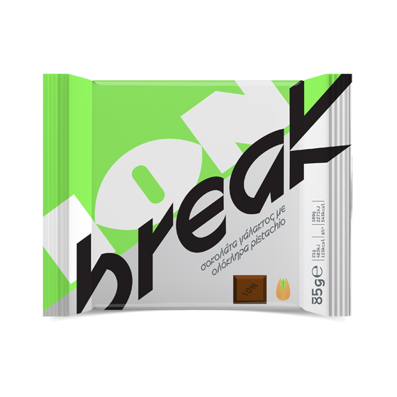 Melkchocolade met pistachenoten "break" - Ion - 85 gr
