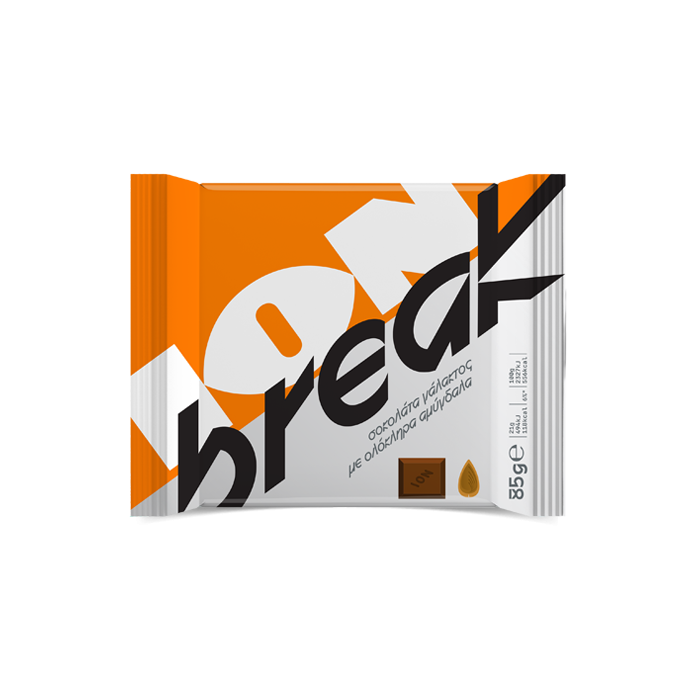 Melkchocolade met amandelen "Break" - Ion - 85 g