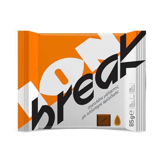 Melkchocolade met amandelen "Break" - Ion - 85 g
