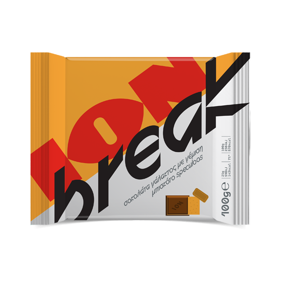 Milk Chocolate with Speculoos "Break" - Ion - 100 g