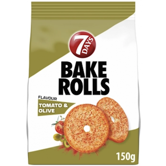 Bake rolls à la tomate et à l'huile l'olive - 7Days - 150 gr