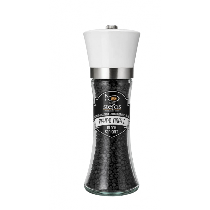 Zwart zout in een molen - Stefos - 200 gr