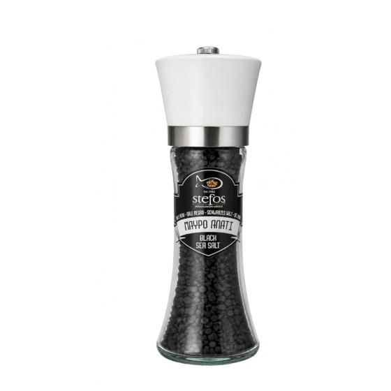 Zwart zout in een molen - Stefos - 200 gr