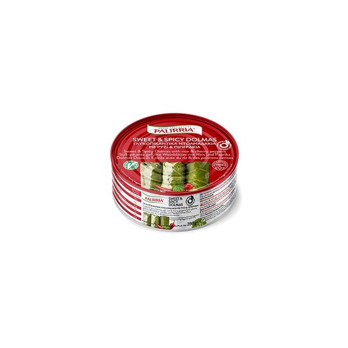 Sweet and spicy stuffed vine leaves - Paliria - 280 gr