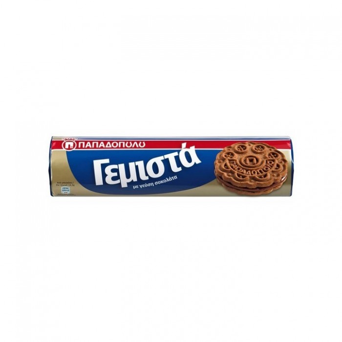 Cookies filled with chocolate "gemista" - Papadopoulos - 200 gr