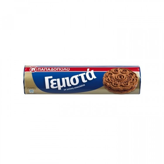 Cookies filled with chocolate "gemista" - Papadopoulos - 200 gr