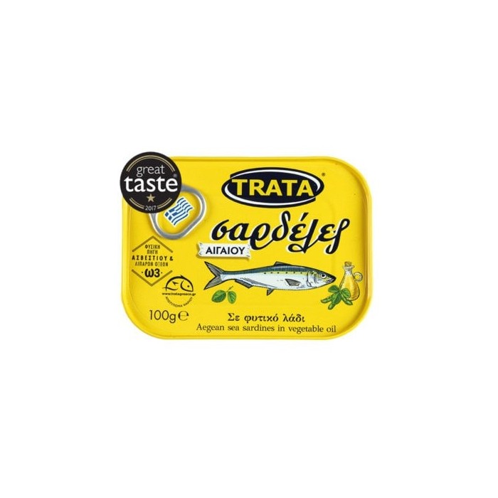 Sardines in olie - Trata - 100 gr