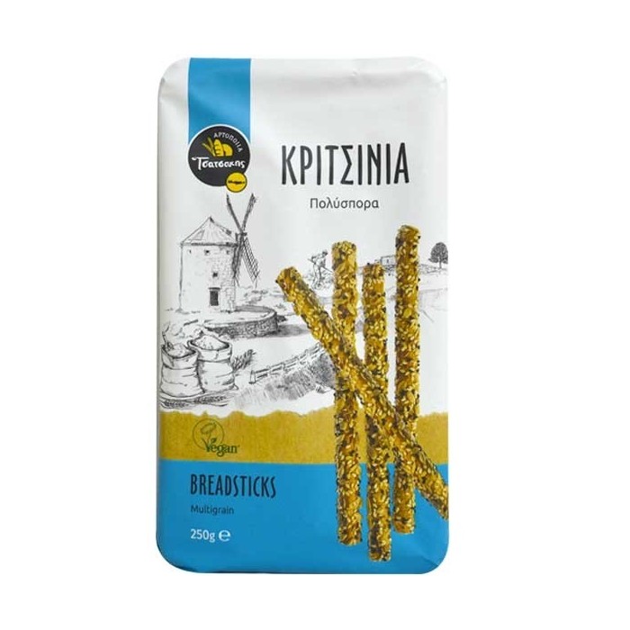 Meergranen grissini - Tastsakis - 250 gr