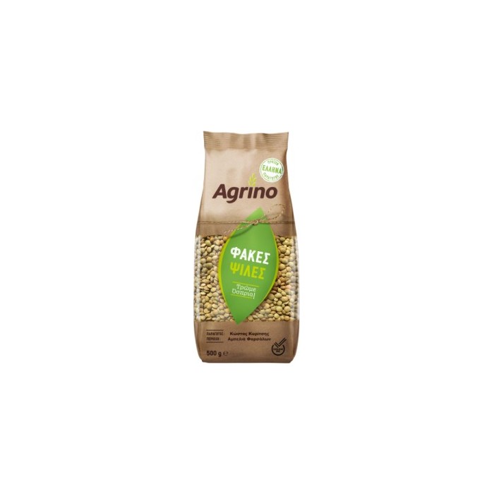 Griekse groene linzen - Agrino - 500 gr